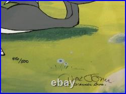 Chuck Jones Poetic Bugs Bunny Hand Signed painted Looney Tunes cel COA