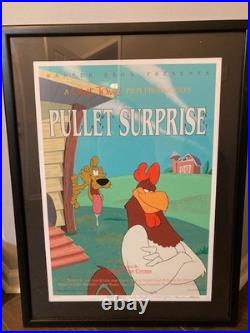 Chuck Jones Pullet Surprise Foghorn Leghorn limited Signed Art 56/500 1997