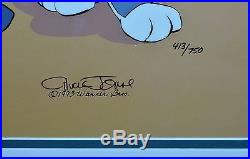 Chuck Jones Rabbitt Of Seville III Signed/numbered Limited Ed Hand Painted Coa