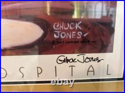 Chuck Jones Rare Children's Hospital Bugs &Daffy Curtain Call Signed & 50/1000
