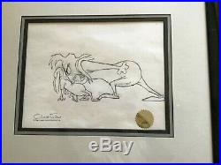 Chuck Jones Rare Set Of 6 Signed Animation Cels And Drawings Grinch/max