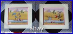 Chuck Jones Road Runner & Coyote Acme Bird Seed Hand Signed painted Framed cel