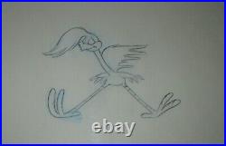 Chuck Jones Roadrunner Original Pencil Drawing on Paper, Signed withCOA, 1980
