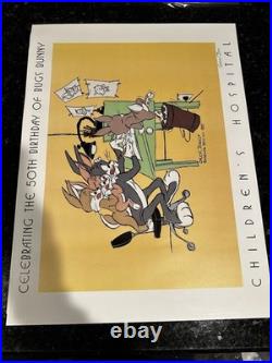 Chuck Jones SIGNED Bugs Bunny Children's Hospital Limited Edition Print Litho