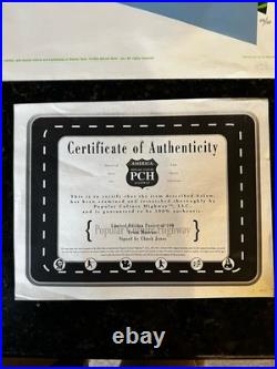 Chuck Jones SIGNED Bugs Bunny Crazy Critters Chuckosaurus Limited Edition Print Chuck Jones SIGNED Bugs Bunny Crazy Critters Chuckosaurus Limited Edition Print