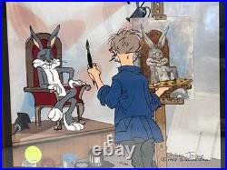 Chuck Jones SIGNED Bugs Bunny Grey Hare Ltd Ed 350 Cel n Print MINT VERY RARE