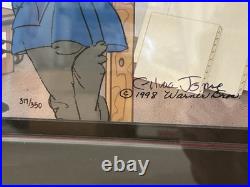 Chuck Jones SIGNED Bugs Bunny Grey Hare Ltd Ed 350 Cel n Print MINT VERY RARE