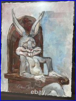 Chuck Jones SIGNED Bugs Bunny Grey Hare Ltd Ed 350 Cel n Print MINT VERY RARE