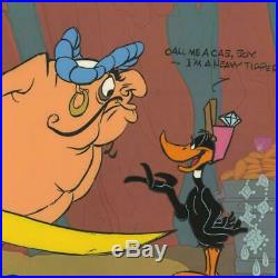 Chuck Jones SIGNED Daffy And Hassan Call Me A Cab Painted Limited Edition