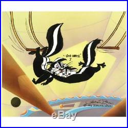 Chuck Jones SIGNED Kitty Catch Hand Painted Limited Edition Sericel COA