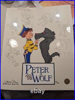 Chuck Jones SIGNED Peter and the Wolf CS Painted Limited Edition Series
