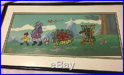 Chuck Jones SIGNED Peter and the Wolf Limited Edition Hand Painted Sericel