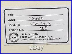 Chuck Jones SIGNED Vincent Van Coyote Limited Edition Stone Lithograph COA