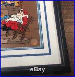 Chuck Jones Santa on Trial Sericel Hand painted cel Signed Daffy Porky 240/500