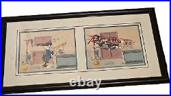 Chuck Jones Say Ah! Dentist framed Signed Certificate Of Authenticity