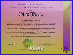 Chuck Jones Serigraph Evolution Of Daffy PRICE REDUCED! , Framed