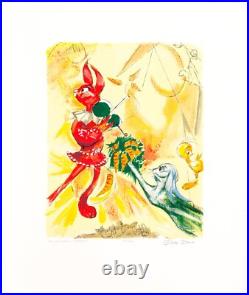 Chuck Jones Signed 14-Carrot Offering Bugs Tweety 1990 WB Lt Ed Litho of 350 OH Chuck Jones Signed 14-Carrot Offering Bugs Tweety 1990 WB Lt Ed Litho of 350 OH