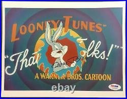 Chuck Jones Signed 8x10 Photo Cartoonist Auto Looney Tunes Bugs Bunny PSA/DNA