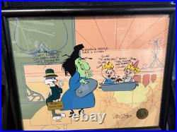 Chuck Jones Signed AP 31 of 75 Cel Artist Proof Bugs Bunny Witch Hazel