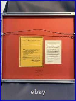 Chuck Jones Signed AUTHENTICATED Bugs Bunny Cel Hand Painted Pro Framed 1979