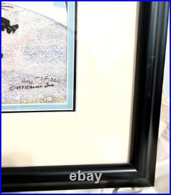 Chuck Jones Signed Animation Cel Pepe Le Pew She Is Shy LE CoA Framed