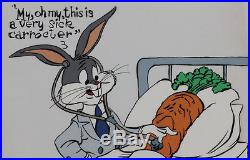 Chuck Jones Signed Bugs Bunny Animation Cell Bugs and the Sick Carrot