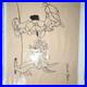 Chuck Jones Signed Bugs Bunny & Elmer Fudd Ink Drawing on Paper Real deal here
