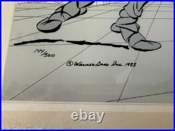 Chuck Jones Signed Bugs Bunny & Elmer Fudd Warner Bros Animation Cel 144/500