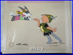 Chuck Jones Signed Bugs Bunny & Elmer Fudd Warner Bros Animation Cel 144/500