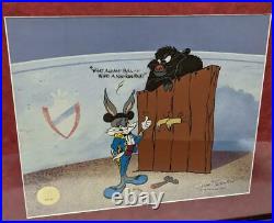Chuck Jones Signed Bugs Bunny Gulli-Bull Warner Bros Artist Proof Animation Cel