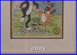 Chuck Jones Signed Bugs Bunny Ltd Edition Animation Cel Birthday Card to Linda
