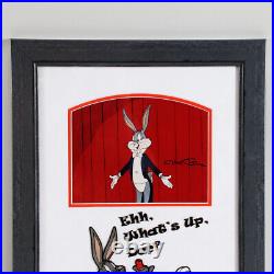 Chuck Jones Signed Bugs Bunny Photo Display- COA PSA/DNA