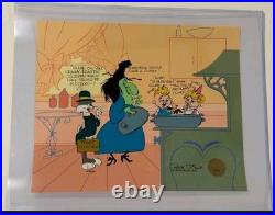 Chuck Jones Signed Bugs Bunny Witch Hazel Animation Cel 16x20 LE305/750 Dual COA