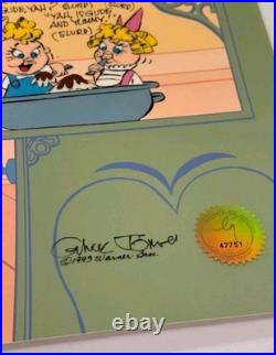 Chuck Jones Signed Bugs Bunny Witch Hazel Animation Cel 16x20 LE305/750 Dual COA