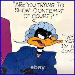 Chuck Jones Signed Cel Contempt of Court 26/200 with Bugs Bunny Daffy Duck 1987