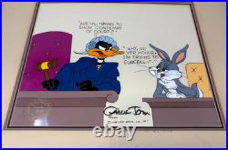 Chuck Jones Signed Cel Contempt of Court 26/200 with Bugs Bunny Daffy Duck 1987
