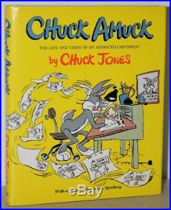 Chuck Jones Signed Chuck Amuck Book c. 1989
