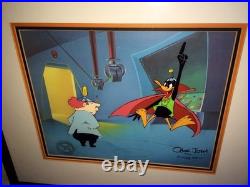 Chuck Jones Signed Daffy Duck Cel Daffy Duck The Mad Scientist Dr Hi Warner Bros