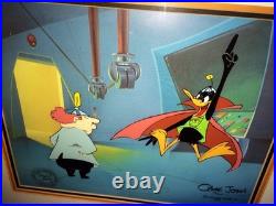 Chuck Jones Signed Daffy Duck Cel Daffy Duck The Mad Scientist Dr Hi Warner Bros