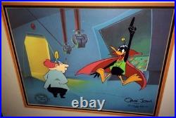 Chuck Jones Signed Daffy Duck Cel Daffy Duck The Mad Scientist Dr Hi Warner Bros