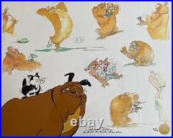 Chuck Jones Signed Feed The Kitty Limited Edition Cel, Warner Bros