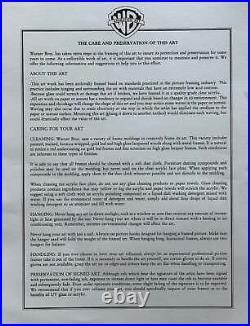 Chuck Jones Signed Fish Tale L. E. Cel207/500 Warner Bros. Animation Art 1995