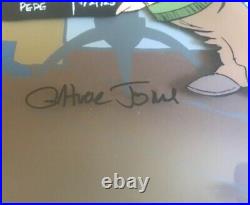 Chuck Jones Signed Hand Painted Cel Sound Stage Very Rare LE 40/750 withCOA