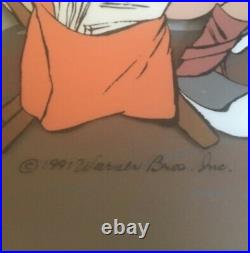 Chuck Jones Signed Hand Painted Cel Sound Stage Very Rare LE 40/750 withCOA