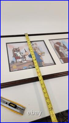 Chuck Jones Signed Hand Painted Cell Bugs Bunny 347/350 Self Portrait Grey Hare