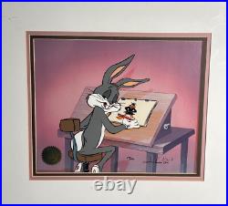 Chuck Jones Signed LE Hand-Painted Cel of Bugs Bunny Ain't I a Stinka