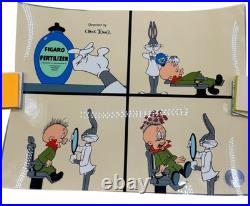 Chuck Jones Signed Limited Edition Animation Cel Hair-Raising Hare Certificate