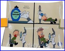 Chuck Jones Signed Limited Edition Animation Cel Hair-Raising Hare Certificate
