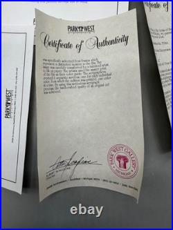 Chuck Jones Signed Limited Edition Animation Cel Hair-Raising Hare Certificate Chuck Jones Signed Limited Edition Animation Cel Hair-Raising Hare Certificate