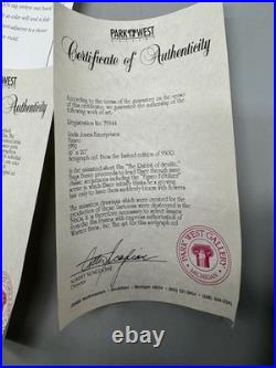 Chuck Jones Signed Limited Edition Animation Cel Hair-Raising Hare Certificate